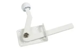 Tür-Überwurfriegel für das Tor der Serie Neuhausen, in weiß