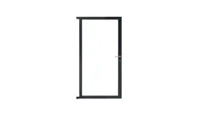 Bausatz zum erstellen von Toren diverser Steckzäune. Inkl. Rahmen und Beschlägen. Anthrazit, 90 x 175 cm