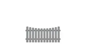 Wetterfeste Gartenzäune aus Kunststoff, gefertigt aus Vollkunstofflatten und Aluminiumquerriegel, inkl. Montageset und Bohrer