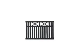 Der Gartenzaun Vinesse, 150 x 96 cm, fungizid und farbgrundiert