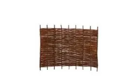 Ölbehandelter Weidengeflechtzaun mit dem Maße 180 x 120cm