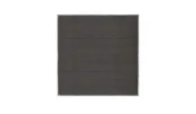 Ein 180 x 180 cm Zaun aus der Futura Serie. Sichtschutz aus WPC (Wood Plastic Composites)
