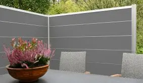 WPC Zaunsystem Flensburg Deluxe