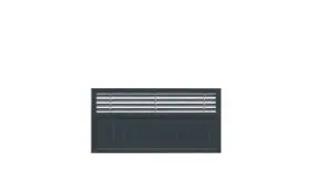 Nicht nur als Sichtschutz als as Vorgartenzaun oder Terrassenbegrenzung kann das kleine Zaunfeld mit dem Maß 180 x 90 cm genutzt werden