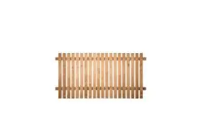200 x 100cm Zaunfelder aus sibrischer Lärche mit 21 x 65 mm Zaunlatten, Edelstahl verschraubt