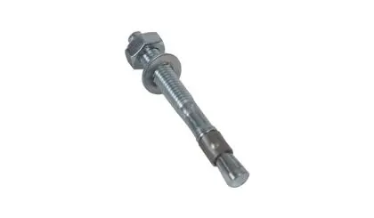M10 x 45 mm Bolzenanker aus galvanisch verzinktem Stahl. Die Dübellänge beträgt 90 mm