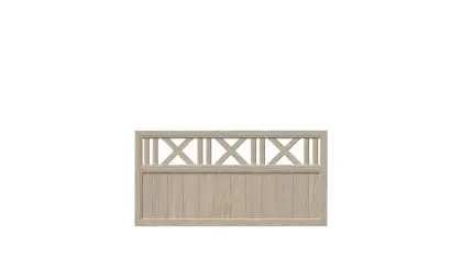 Für einen besonders edlen Eindruck, übrigens auch im Vorgartenbereich, sorgt das 180 x 90 cm Zaunfeld in Sheffield Oak Für einen besonders edlen Eindruck, übrigens auch im Vorgartenbereich, sorgt das 180 x 90 cm Zaunfeld in Sheffield Oak
