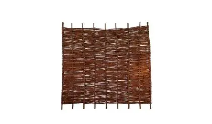 Der Sichschutz aus Weide mit einem Maße von 180 x 150 cm, ölbehandelte Weide Der Sichschutz aus Weide mit einem Maße von 180 x 150 cm, ölbehandelte Weide