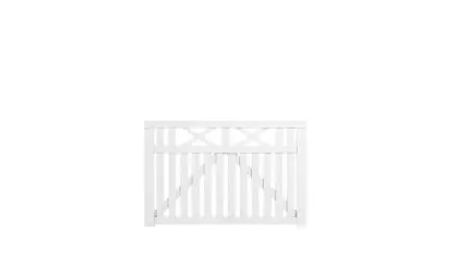Das breite Tor der Gartenzaunserie Vinesse, 150 x 98 cm, breites Tor, Weiß Das breite Tor der Gartenzaunserie Vinesse, 150 x 98 cm, breites Tor, Weiß