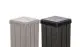 Der 7 x 7 cm BPC Zaunpfosten ist in den co-extrudierten Farben Anthrazit und Bi-Color Sand verfügbar