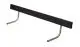 Schwarz farbgrundierte Rückenlehne mit 42 x 116 mm Planke aus fungizid behandelter Kiefer/Fichte