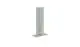 30 x 16 x 8,8 cm Standfuß für Eco Aluminiumpfosten. Der Pfostenholm zum Aufdübeln ermöglicht nahezu unsichtbare Befestigungen