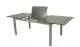 Funktionaler Blickfang: Garten Ausziehtisch im XXL-Format mit Flügelmechanismus aus pulverbeschichtetem Aluminium mit dem Maß 175 (245) x 100 x 76 cm