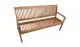 Die 157 x 63 x 89 cm Gartenbank Bilbao: Der 3-Sitzer überzeugt durch eine sehr robuste Verarbeitung und ein elegantes Design 

