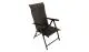 Stilvoll und bequem: 58 x 71 x 111 cm Klappstuhl mit hochwertiger Polyrattanbespannung in Braun