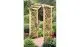 Die Pergola Entree mit Krone kommt entlang von Wegen oder als Eingang zum Garten optimal zur Geltung