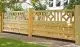 Holzgartenzaun waagrecht mit außergewöhnlicher Antik-Optik: Das aufbaubereite 180 x 90 cm Zaunfeld macht überall eine gute Figur!