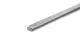 Für den 60 x 40 mm Zaunpfosten: 55 x 35 x 1200 mm Pfostenverstärkung aus verzinktem Stahl 