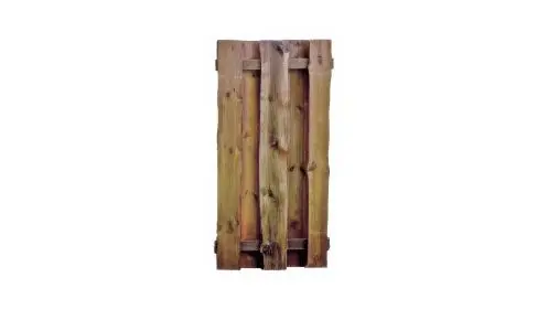 Das Zaunelement Kolding mit dem Maß 90x180 cm