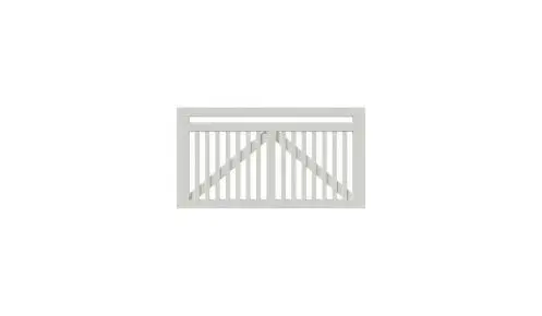 Schlichtes, skandinavisches Design und verstärkenden Querstreben: Das Linea Eizeltor mit dem Maßen 150 x 80 cm ( B x H ) ist für einen langen Gebrauch entwichelt.