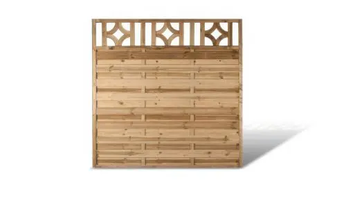 Sichtschutz Zaun Element mit Rankgitter aus druckimprägnierter Kiefer/Fichte . 180x180cm. Rahmen: ca. 45 x 45 mm 