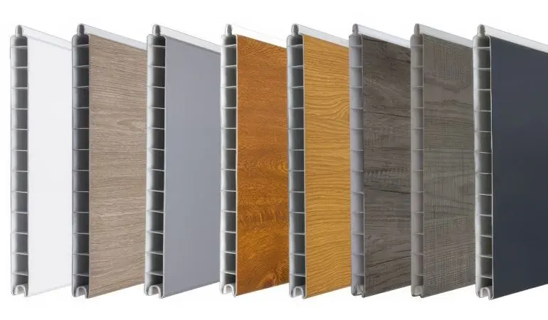 In 8 Designs erhältlich: 180 x 15 x 1,9 cm PVC Lamellen mit Nut-Feder-Verbindung