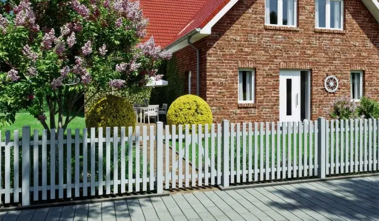 Staketenzaun Kunststoff Ammersee 