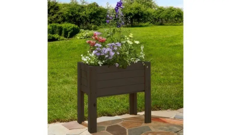 Das Balkon Hochbeet Genf ist in der Farbe Anthrazit erhältlich.