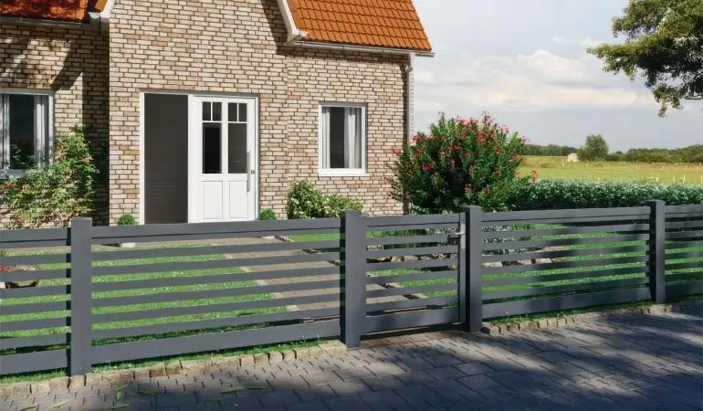 Alu Gartenzaun Delft