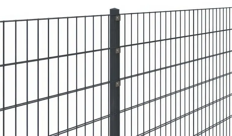 Für jeden Außenbereich geeignet: Die vielseitigen und stabilen 6/5/6 mm Doppelstabmatten aus verzinktem Stahl sind echte Allrounder 