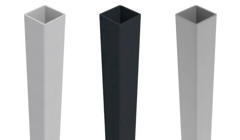 Unsere Universal Pfosten sind in den Farben EV1, Silbergrau und Anthrazitgrau erhältlich. Die Längen sind 100, 150, 190 und 240 cm.