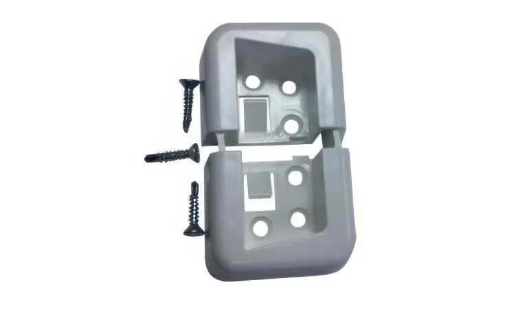 Der Kunststoff Gartenzaunhalter als Ersatzteil für unsere Gartenzaun Serien