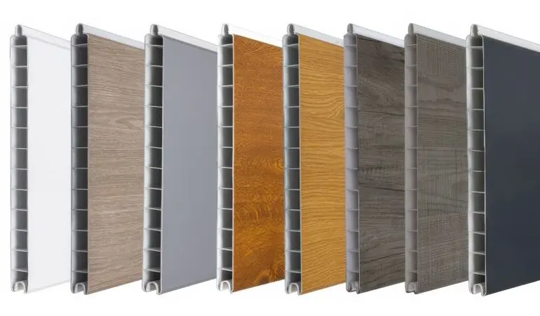 In 8 Farben bestellbar: 180 x 30 x 1,9 cm PVC Lamellen Maxi mit Nut-Feder-Verbindung