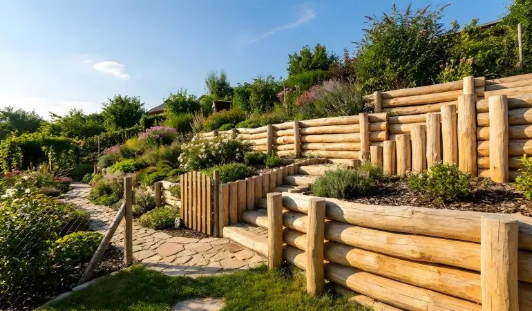 Sie erhalten die 300 cm Robinienstämme mit mit einem Durchmesser von etwa 9, 12, 16, 22, 27 und 32 cm