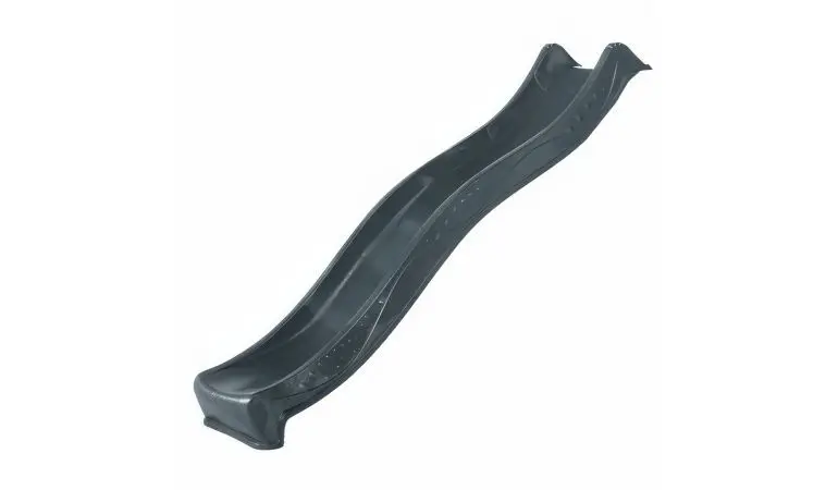 Die Kunststoff Rutsche hat eine Gesamtlänge von 228 cm. Die Innenbreite beträgt 34 cm, die Außenbreite 49 cm