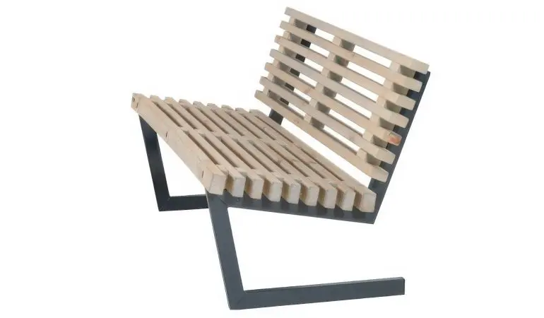 Das Gartensofa der Siesta Gartengarnitur aus Kiefer / Fichte wird aus farbgundiertem, FSC zertifiziertem Holz und in RAL 7016 (anthrazit) pulverlackiertem, feuerverzinktem Stahl gefertigt und garantiert dadurch eine besonders hohe Langlebigkeit.