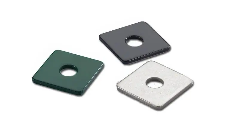 26 x 32 x 2 mm Doppelstabmattenzaun Klemme für Zaunpfosten Standard. Erhältlich  in 3 Farben