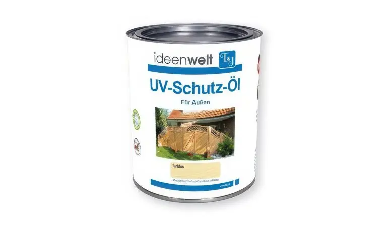 Transparenter, wasserabweisender, offenporiger, UV-beständiger Holzanstrich für Außen