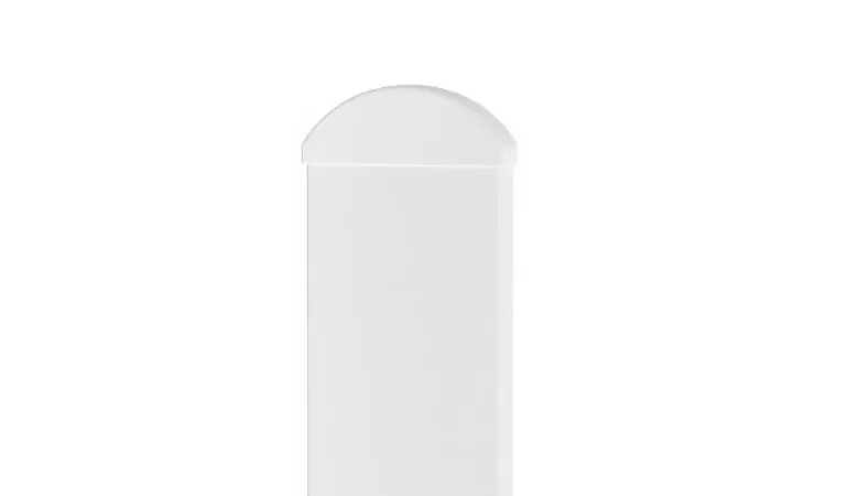 Die 8,2 x 2,2 cm Zaunlatte aus Kunststoff in Weiß