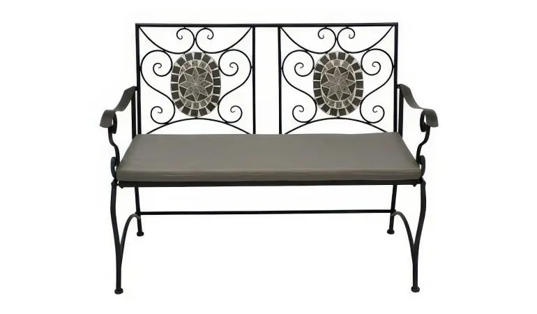 Bistro Sitzbank Funchal grau