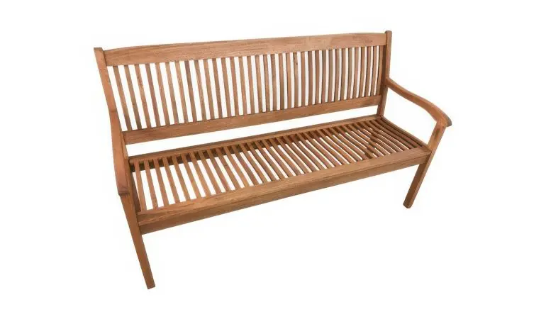 Die 157 x 63 x 89 cm Gartenbank Bilbao: Der 3-Sitzer überzeugt durch eine sehr robuste Verarbeitung und ein elegantes Design