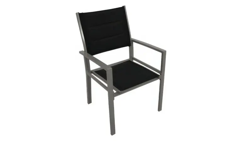 Der 62 x 57 x 89 cm Outdoor Gartensessel ist mit silbergrauem Gestell im 2er Set erhältlich.