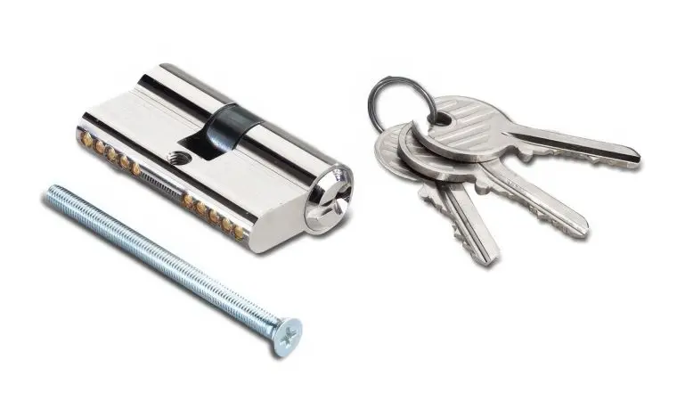 Profilzylinder für Gartentüren oder Doppeltore aus Metall