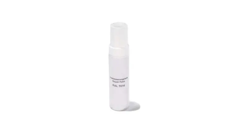Kaschiert Kratzer und oberflächliche Beschädigungen: 12 ml Reparatur Lackstift Anthrazit (RAL 7016)