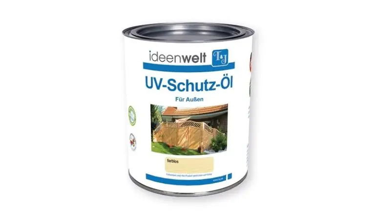 Transparenter, wasserabweisender, offenporiger, UV-beständiger Holzanstrich für Außen