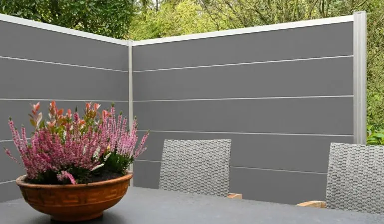 WPC Zaunsystem Flensburg Deluxe