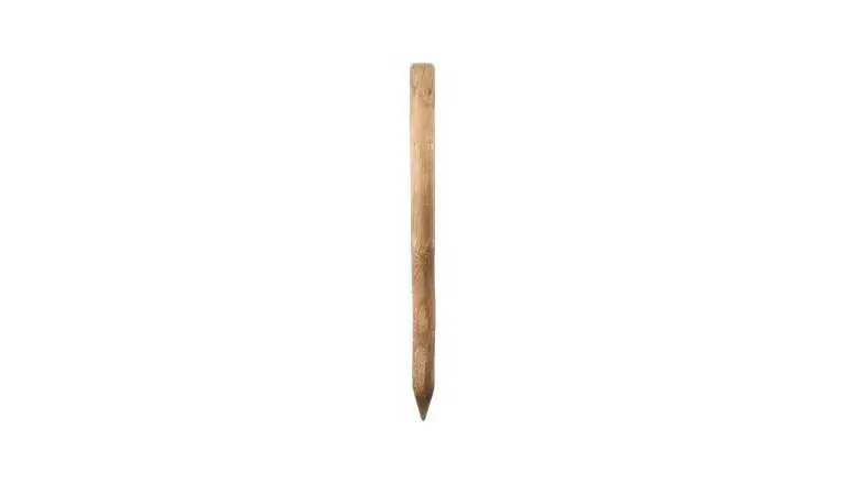 Zaunpfosten für Jäger- und Senkrechtzäune in den Maßen ∅ 8cm x 125 / 15 / 175cm aus druckimprägnierter Kiefer