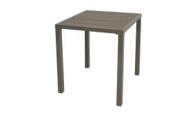 Der 60 x 60 x 73 cm Balkontisch hat eine Tischplatte aus pflegeleichtem Polywood