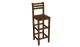 Die 36 x 38 x 110 cm Barstühle aus geöltem Akazienholz bieten dank Rückenlehne und Fußstützen viel Komfort in Innen- und Außenbereichen