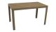 70 x 125 x 75,5 cm Gartentisch mit pulverbeschichtetem Aluminiumgestell und  stilvoller Tischplatte aus Kunstholz